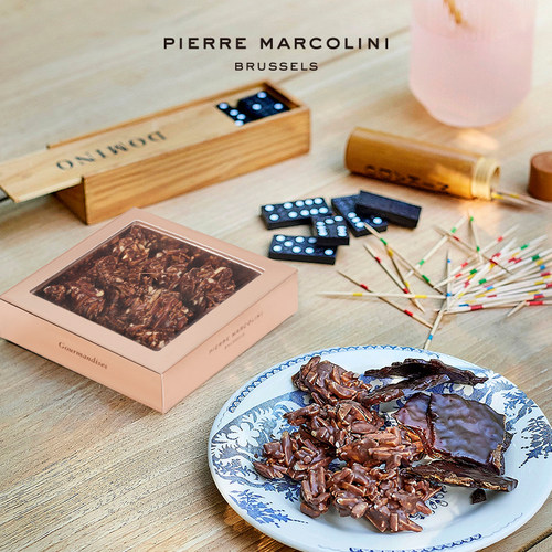 PM比利时小金盒扁桃仁坚果橙子黑巧克力牛奶巧克力礼盒节日送礼物 - 图2