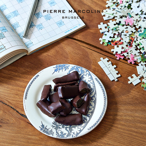 PM比利时小金盒扁桃仁坚果橙子黑巧克力牛奶巧克力礼盒节日送礼物 - 图0