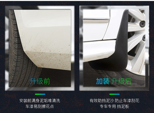 适用东风风行景逸X3/X5/1.5XL/LV/S50/XV菱智V3/M3改装配件挡泥板 - 图1