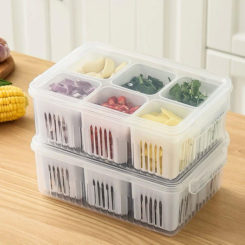 Refrigerator Storage Box Fridge Organizer Vegetable Fruit Fr - 图1
