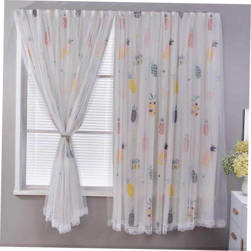 No Need to Punch Velcro Curtain Shading Yarn Window Curtains - 图1