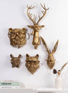 万圣节新品独立站树脂工艺品 动物挂件摆件万圣节室内装饰