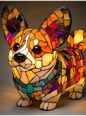 Cat Lamp-Dachshund Lamp-Bigfoot Lamp树脂雕像LED灯摆件