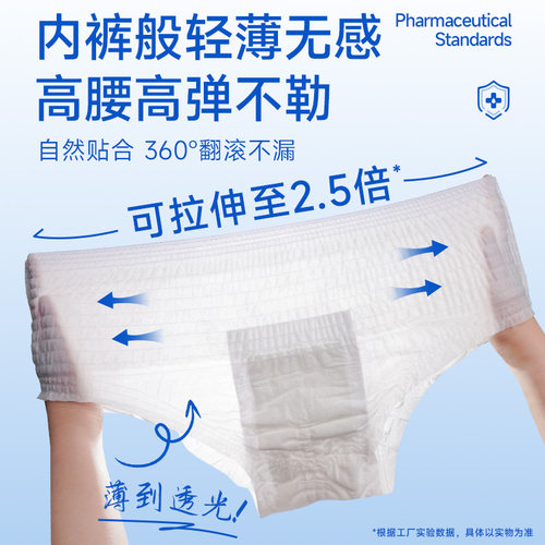 新国标喜玫瑰医用卫生巾无菌净味械字号夜用日用经期裤官方旗舰店 - 图2