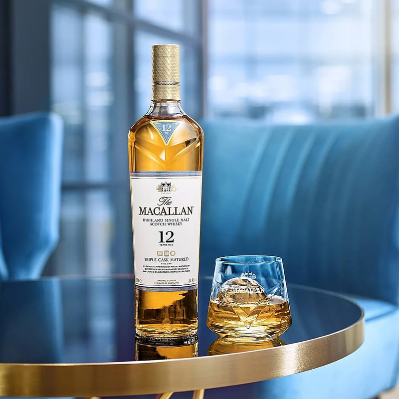 MACALLAN麦卡伦12年黄金三桶700ml 苏格兰单一麦芽威士忌进口洋酒 - 图2