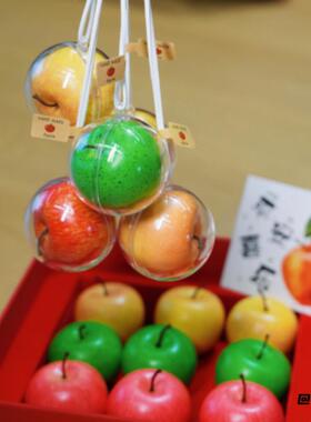 钥匙扣红苹果挂件青苹果小红书同款创意车挂苹果包挂挂饰秋天趣味