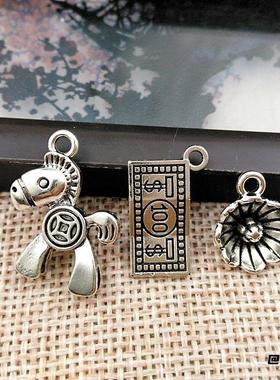 小配饰diy铃铛吊坠平安手工材料富贵出入平安多功能精致长安福