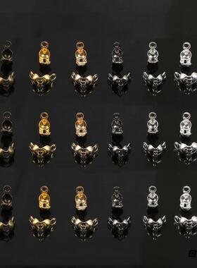 双吊100个价包扣多色配件项链配件项链包头扣2025连接扣