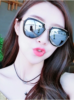 个性防紫外线多边女遮阳墨镜