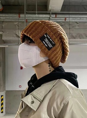高品质秋冬保暖毛线帽男女显脸小