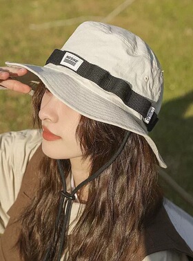 多巴胺工装女春夏防晒速干渔夫帽