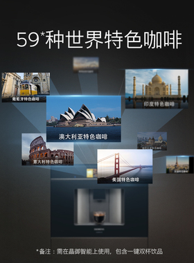 西门子咖啡机家用全自动嵌入式触摸屏欧洲原装进口CT918L1B0W
