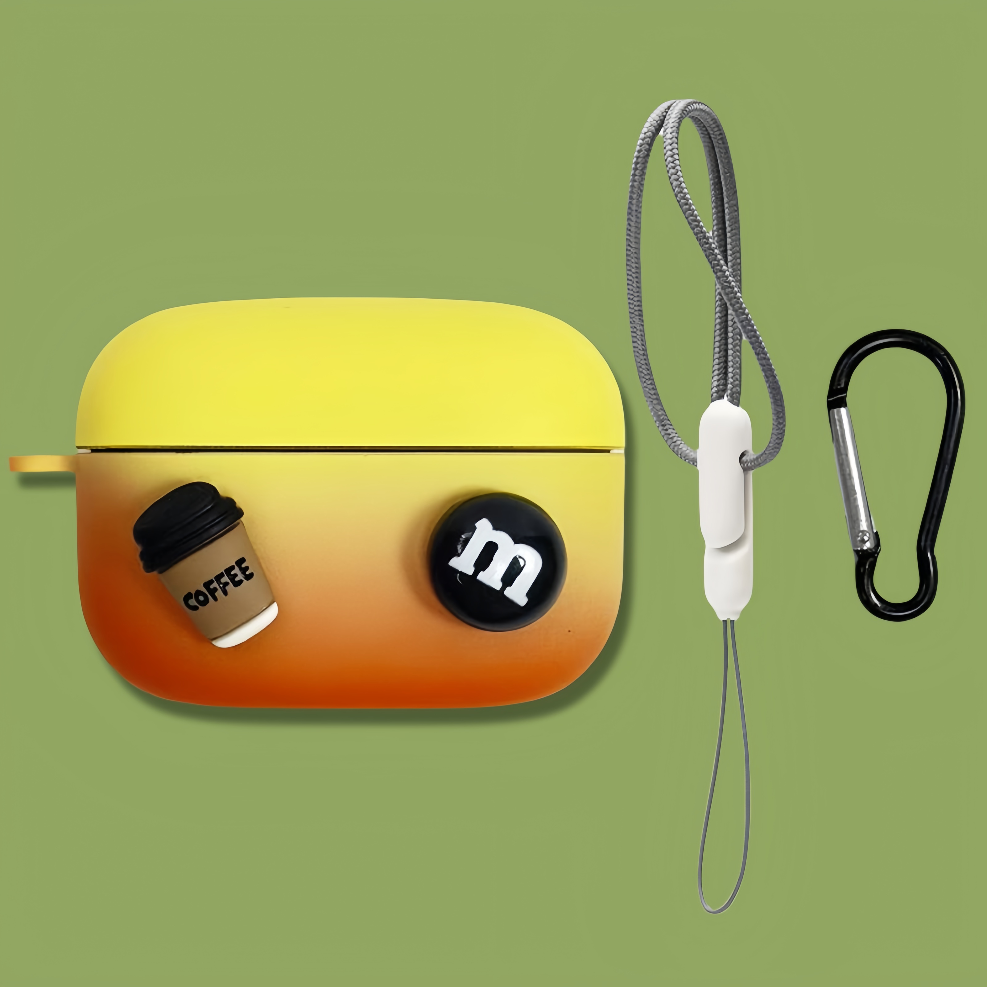 渐变红coffee咖啡豆索尼linkbudss耳机壳个性sony/索尼LinkBuds S无线蓝牙耳机保护套磨砂壳WF-LS900N外适用 - 图1