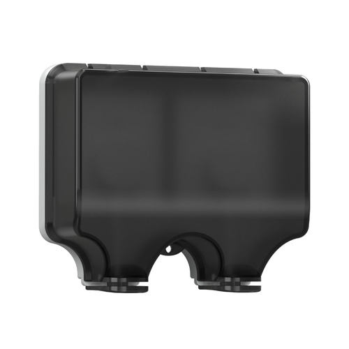 86型防水插座ip66级户外防雨电源插座保护盒浴室防泼溅双位保护罩 - 图3