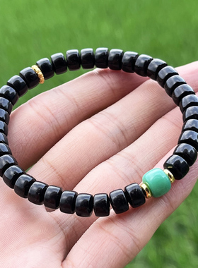 极速椰蒂手串女男印尼o老料原生态老型珠直切薄切药片琉璃文玩佛