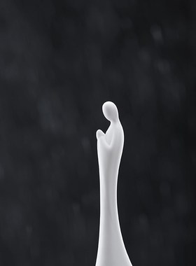 极速德化a白瓷人物无相佛办公家居摆件室内客厅茶道禅意中式装饰