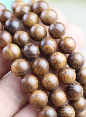 极速厂家直销天然缅甸黑花梨木w手串108颗佛珠手链6/8男女念珠饰