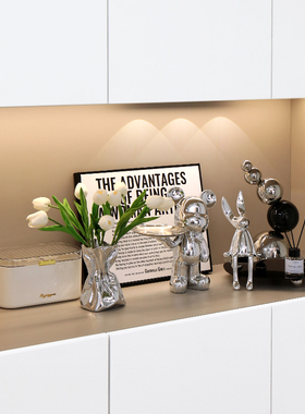 极速轻奢入户玄关装饰品摆件家居饰D品现代客厅进门口鞋柜钥匙收