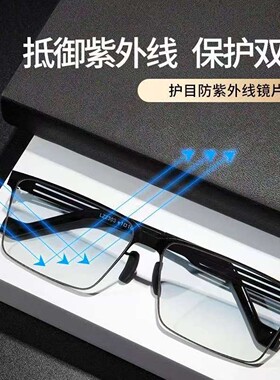 攸迪卡高端眼镜2026新款高科技变色墨镜商务太阳镜日夜两用驾驶a2
