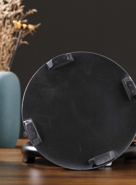 2026实木可旋转底座木质圆形底座花盆鱼缸工艺品摆件花瓶奇石佛像