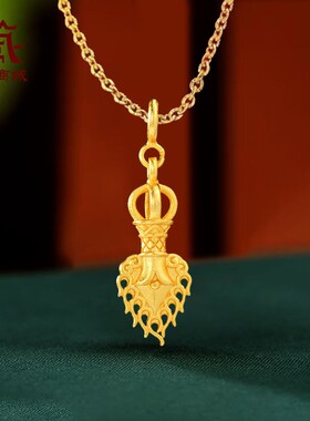 2026银普巴金刚杵十相自在吊坠吐宝鼠文殊剑项链挂坠饰品