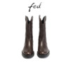 Fed British style mid-calf boots winter new women's boots thick heel knight boots fashion western boots S1201-YAB038