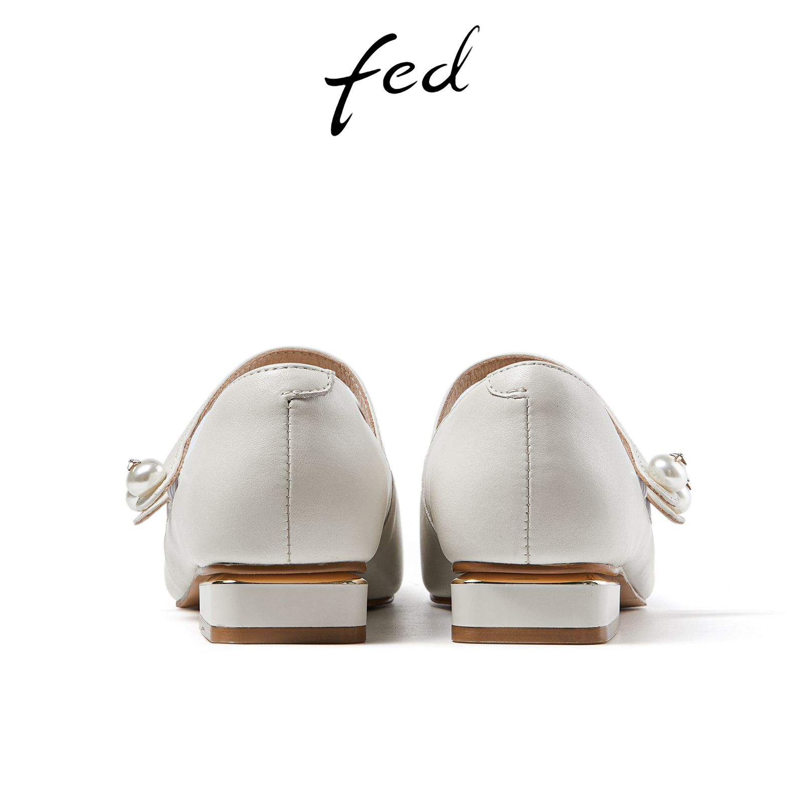 fed法式玛丽珍鞋女秋季新款女鞋优雅尖头低跟单鞋女款R0803-ZF016