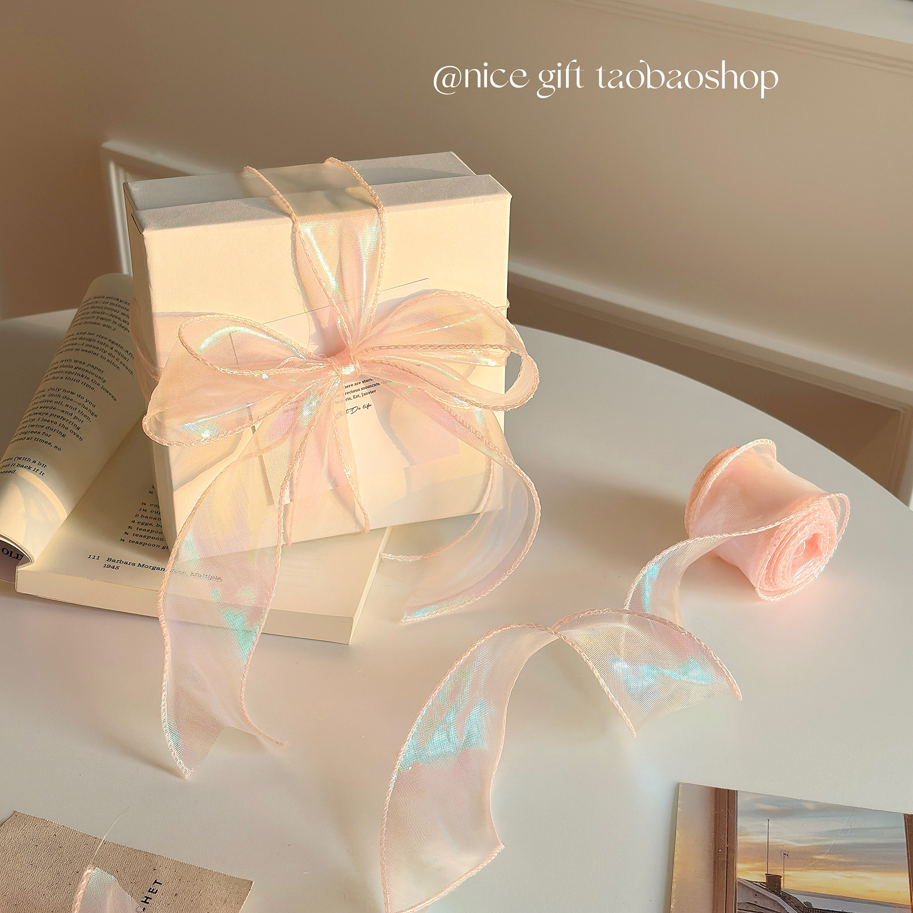 ins风炫彩鱼尾纱丝带闪烁礼物包装绑带烘焙蛋糕装饰飘带diy蝴蝶结,淘宝优惠券,粉丝福利购,淘宝优惠卷