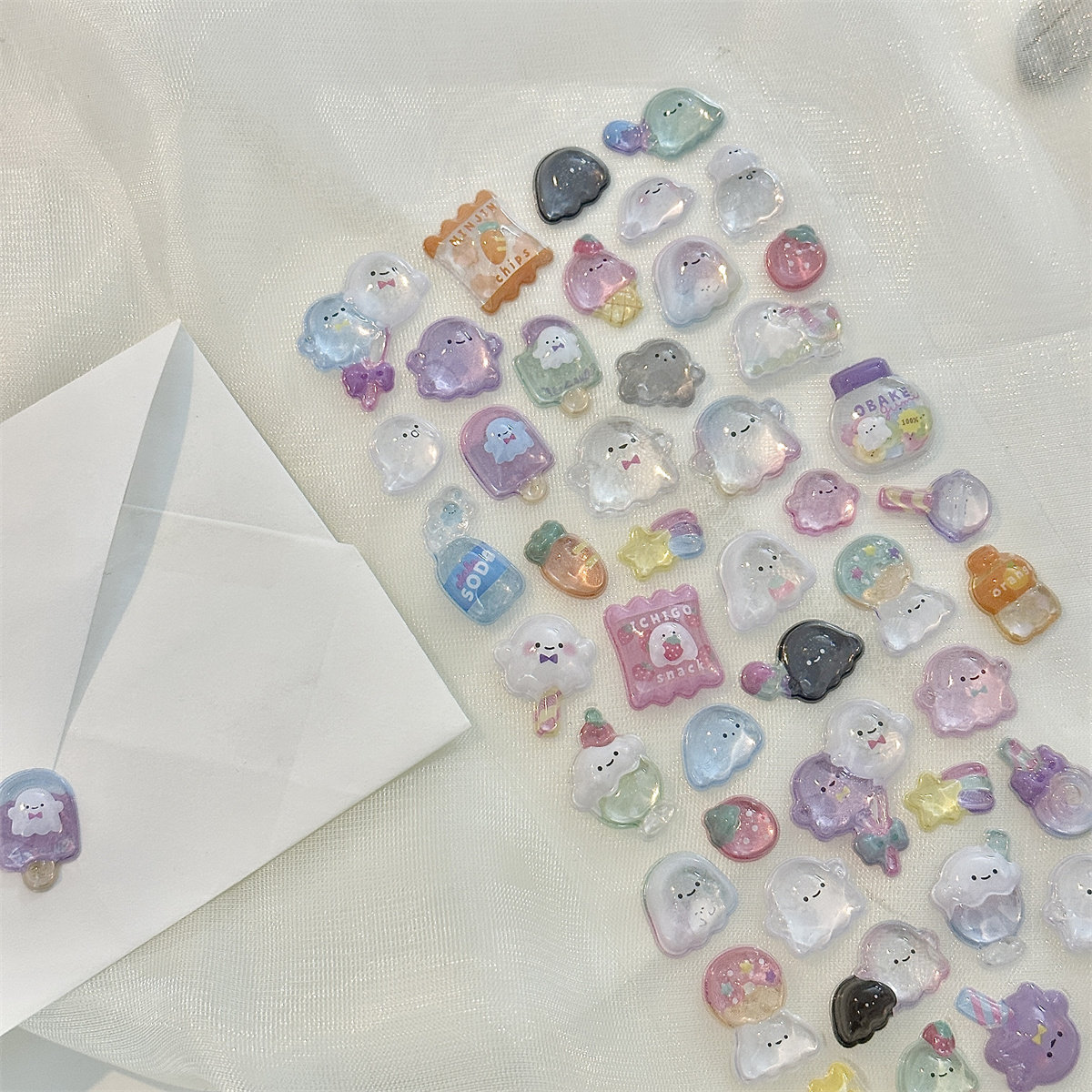 可爱动物水晶贴纸/卡通3D浮雕滴胶果冻贴纸diy装饰手机壳女孩贴画,淘宝优惠券,粉丝福利购,淘宝优惠卷