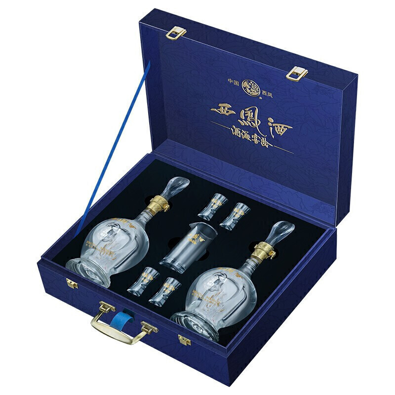 西凤白酒官方旗舰店20年52度高档礼盒送长辈礼物礼盒纯粮食酿造t1