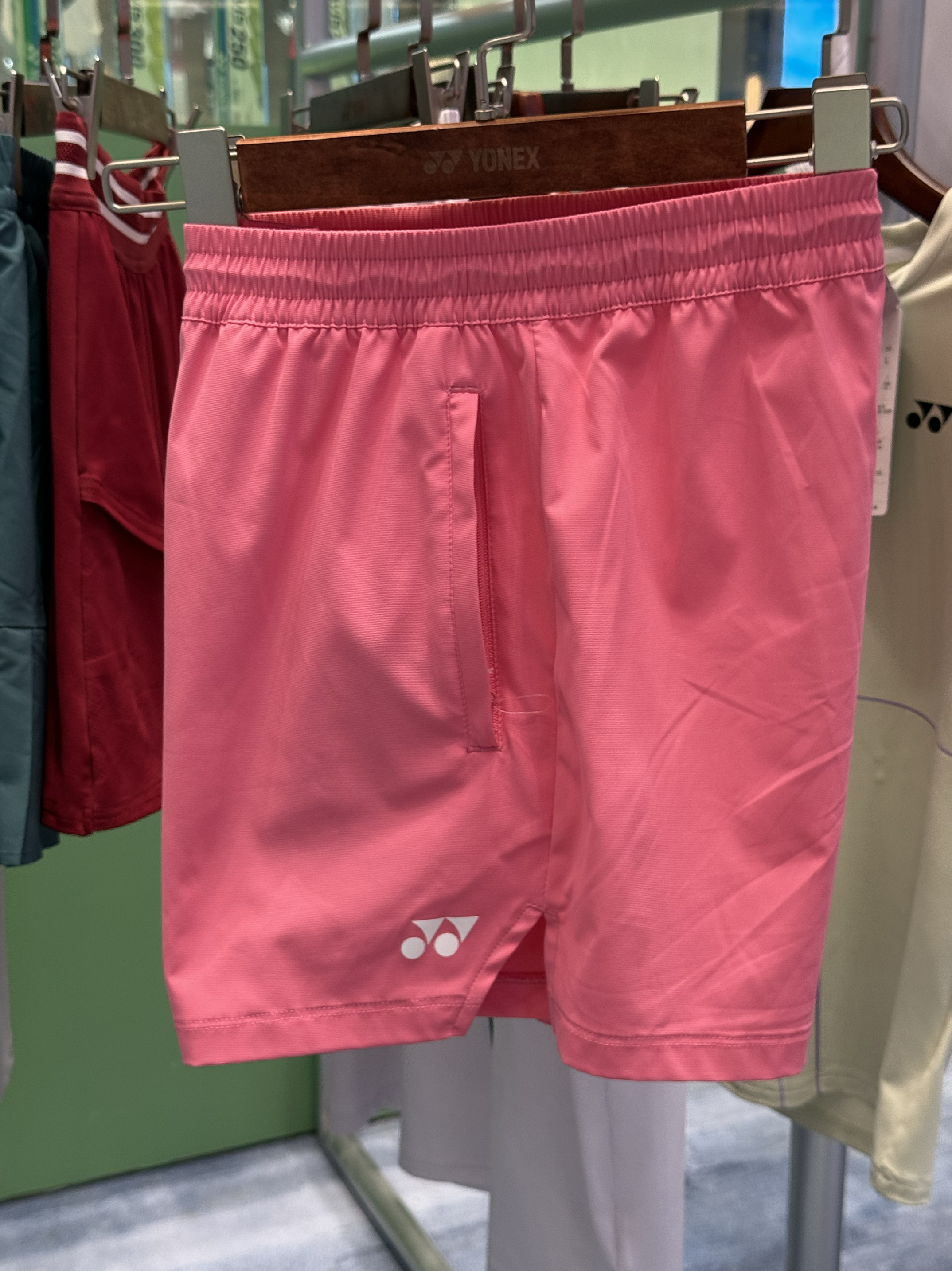 正品尤尼克斯羽毛球服 短裤 男女款 粉色 运动休闲 速干1201526,淘宝优惠券,粉丝福利购,淘宝优惠卷