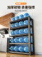 Removable kitchen storage rack for household multi-function floor-standing multi-layer wheeled storage rack for microwave oven storage rack