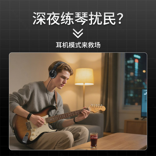 joyo卓乐JA-01迷你电吉他音箱贝司mini便携音响 即插即用带失真 - 图2