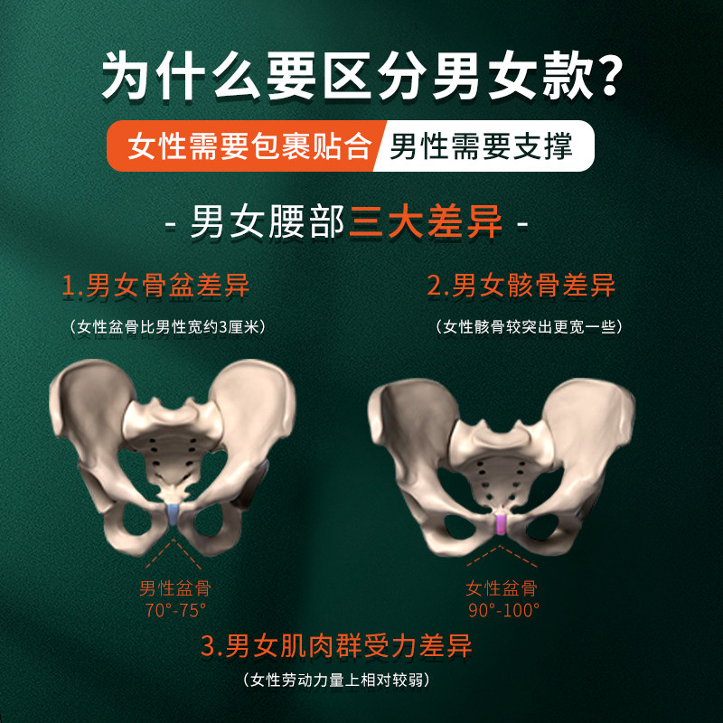 仁和女士医用护腰带腰椎间盘腰托 邦雅医疗器械护具（器械）