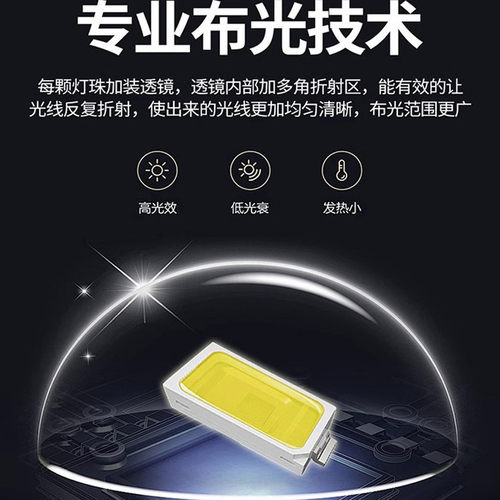 雷士照明客厅卧室led吸顶灯替换灯条改造光源磁铁吸附长条灯芯 - 图1