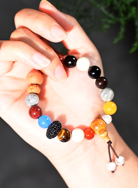 若悟女菩提十八子多宝手链