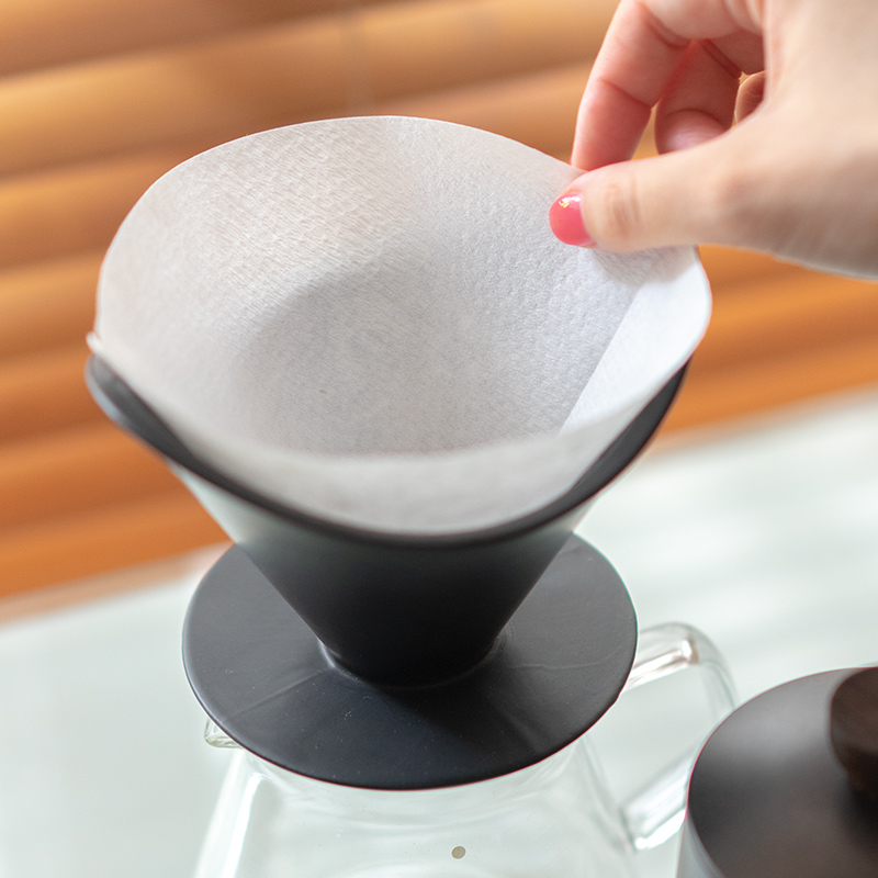 MAVO手冲咖啡滤杯 v60滤杯 家用咖啡器具套装 兼容v01v02滤纸陶瓷 - 图2