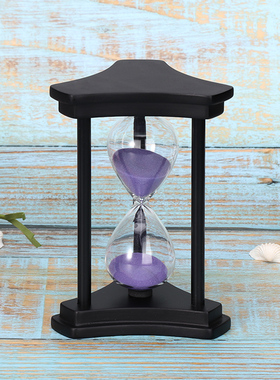 定制刻字复古怀旧木质沙漏计时器