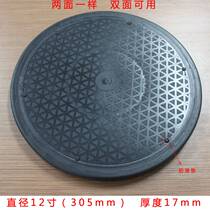 Direct Sales 12-inch 30cm TV Computer Base Fine Art Tao Clay Flower Arrangement Making Table Manual Type Flat Plastic Turntable