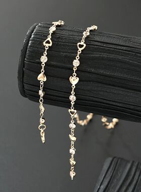 New Luxury Zircon Long Tassel Necklaces for Women Bohemian S