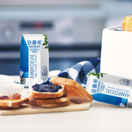 天猫3月伊利安慕希酸牛奶原味黄桃 伊利晨益酸奶