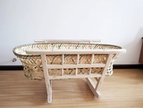 Baby cradle bed old cohorts bionic anti-throng traditional baby rocking baskets to appease the bamboo sleeping basket bed coaxing the sleeping basket