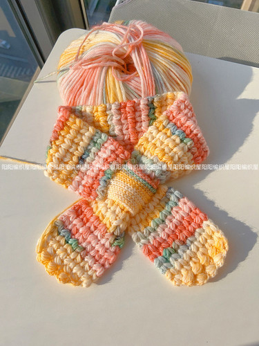 阳阳编织屋diy手工编织亲肤柔软帽子围巾材料包成品毛线钩针礼物 - 图0