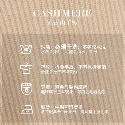 GOBI戈壁秋冬宽松时尚基础上衣女士山羊绒打底衫毛衣针织衫WK651 - 图2