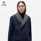 GOBI Gobi autumn and winter double-breasted lapel short cashmere coat men's woolen suit jacket MC62
