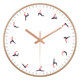 Nordic style simple wall clock dance studio clock