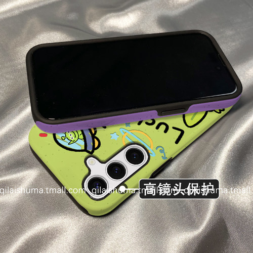 柒莱二合一菲林壳适用于三星s30/s25ultra手机壳新款s24plus男女s23+防摔s22涂鸦玩具总动员s21硅胶a55软套 - 图1
