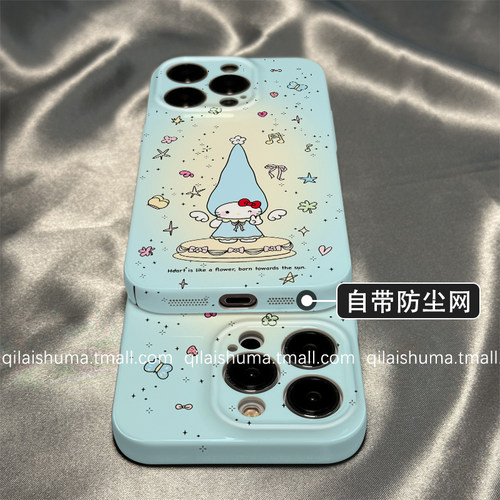 柒莱菲林壳适用于opporeno15/14/13pro手机壳12/11/10新款9男女findx8x7蓝色星星帽子kt猫a5硬a6真我软neo7套 - 图2