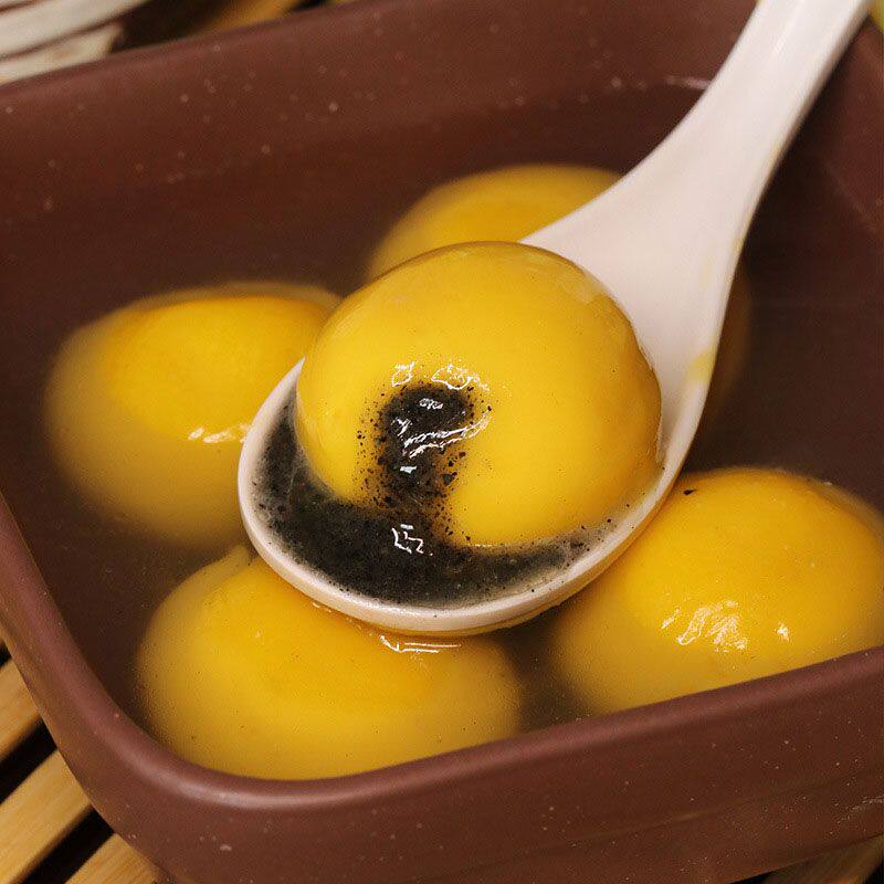 大黄米汤圆馅料元宵节黑芝麻馅芋圆早餐夜宵水煮大汤圆速食半成品