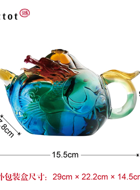 琉璃办公室摆件高升乔迁新居礼品